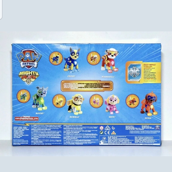 mighty pups figure set